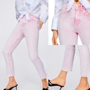 ZARA LIGHT PINK 👖 JEANS
